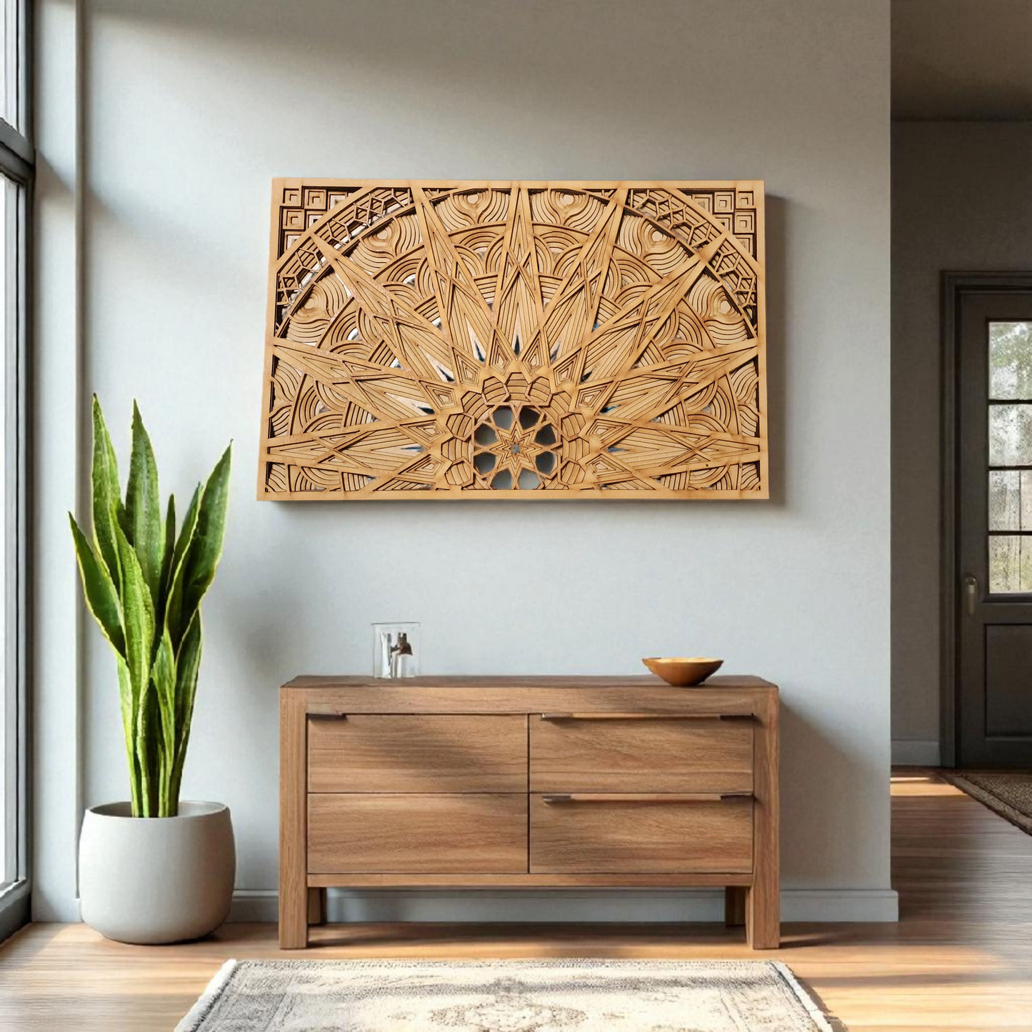 Mandala Wall Art Rectangle