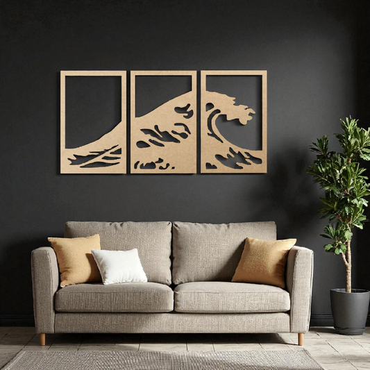Dynamic beauty of sea waves