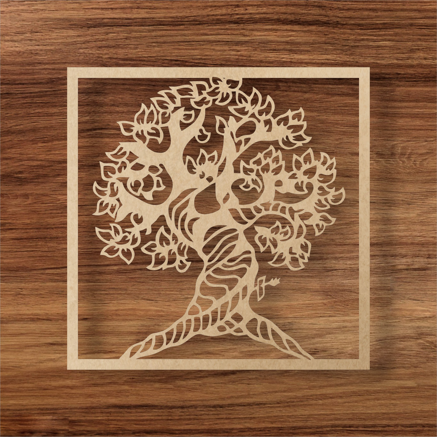 Tree of Life Wall Art – Wooden Decor Panel