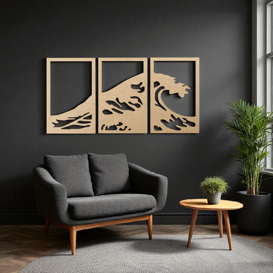 Dynamic beauty of sea waves